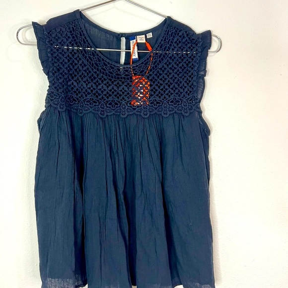 🆕 Superdry Black Stitched Front Sleeveless Top - Picture 3 of 9